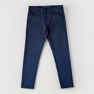 Western Rise Pants 34 Blue Straight Leg Minimalist Golf Sportswear Outdoors
